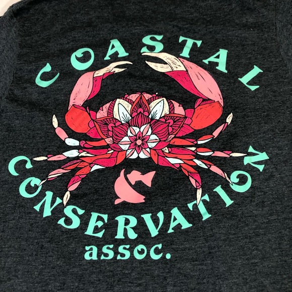 Coastal Conservation Ladies Sz Small Crab T-Shirt - Picture 4 of 5